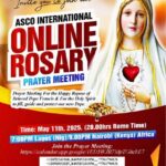 Report on 2025 online rosary prayer meeting held on sunday 11th may, 2025